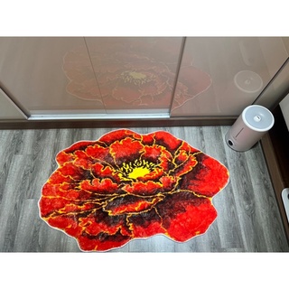 ( Hàng loại 1 - đế dệt bền đẹp) Thảm hoa decor, thảm hoa dệt sang