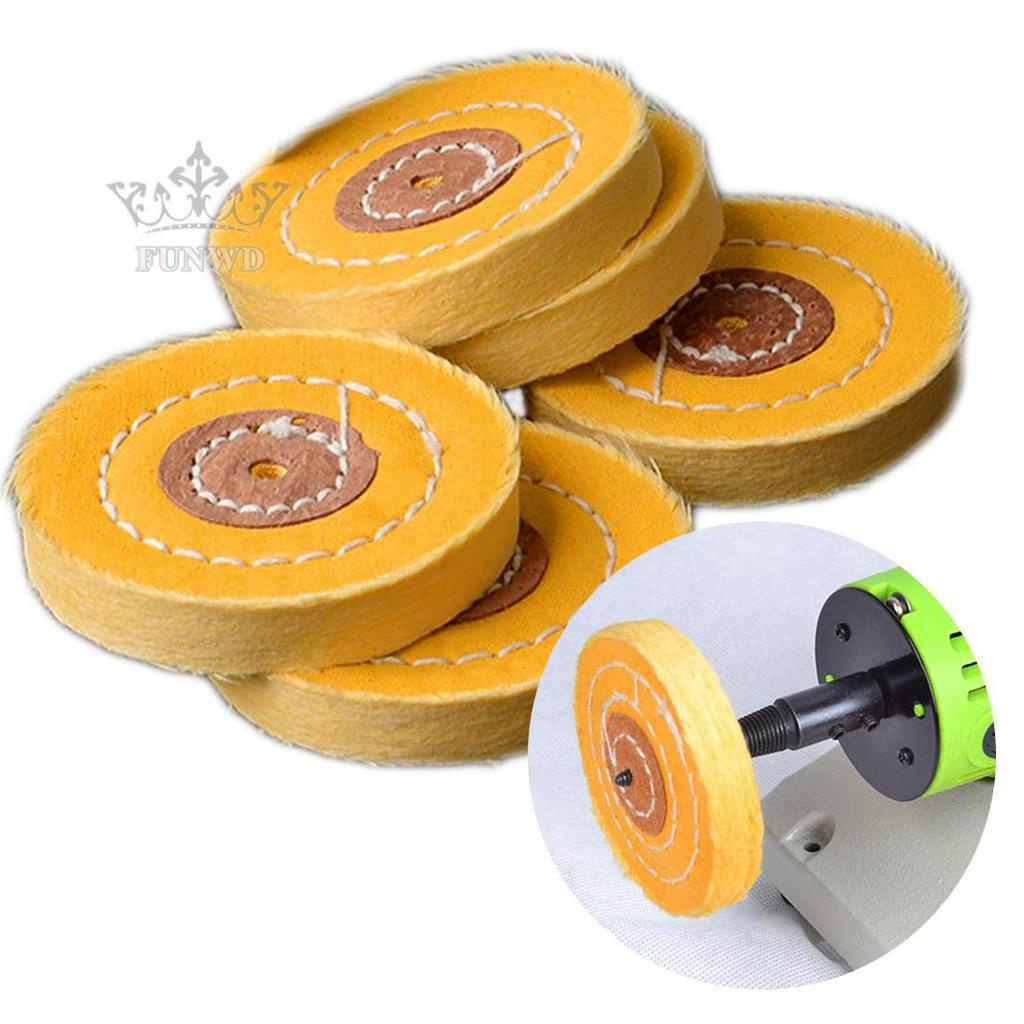 Miếng vải cotton đánh bóng 7.62 / 10.16 / 12.70 / 15.24 / 17.78 / 20.32 cm
