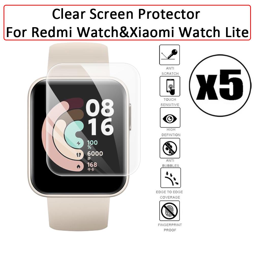 JONYE Set 5 MiếNg DáN BảO Vệ MàN HìNh Cho ĐồNg Hồ Xiaomi Watch Lite &amp; Redmi