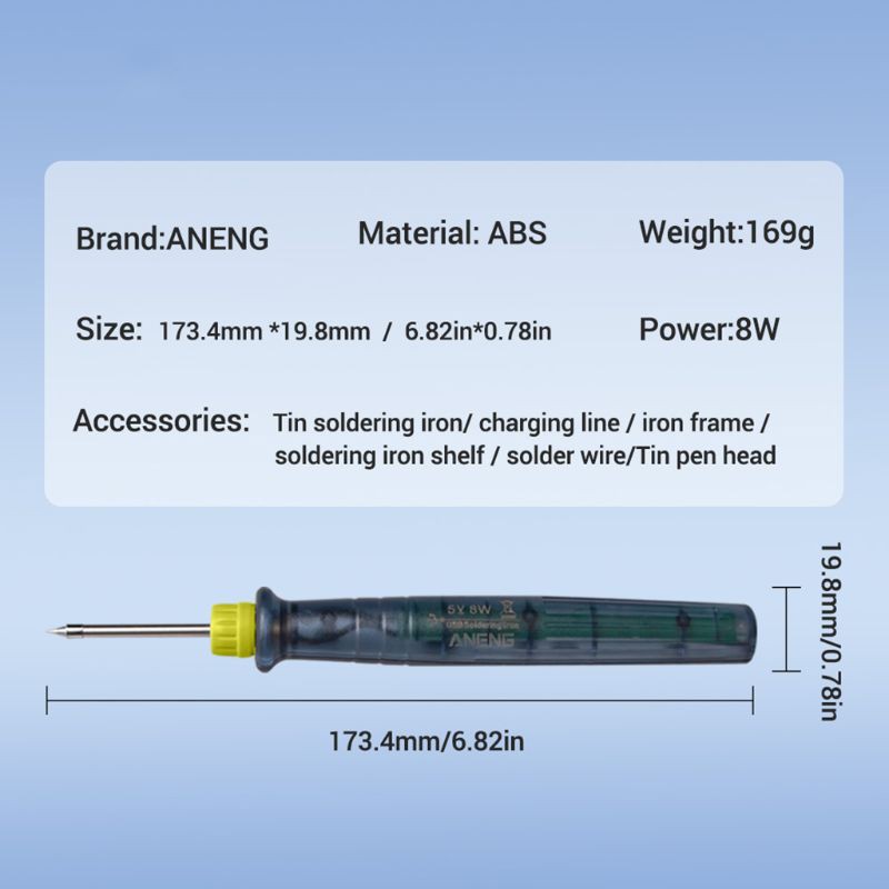 Mỏ Hàn Usb Cầm Tay 5v 8w