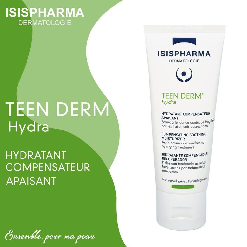 (Hàng Mới Về) Tinh Dầu Trị Mụn 40ml Isis Pharma Cho Tuổi Teen Derm Hydra