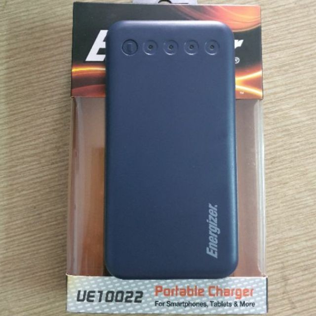 Pin Sạc Dự Phòng Energizer Chiến Binh 10.000mAh Lõi Lithium Polymer - UE10022