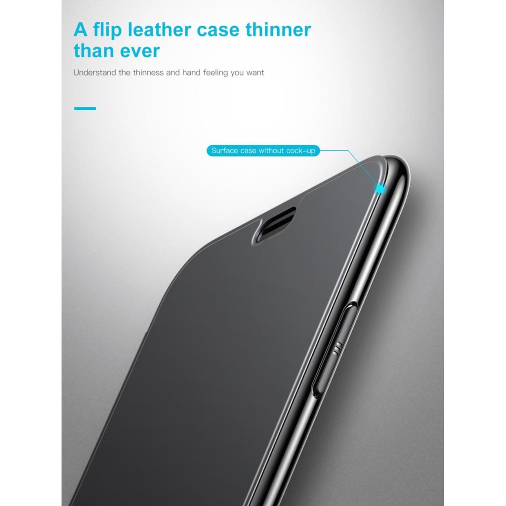 Ốp lưng 2 mặt Baseus Touchable Clear View Case cho iphone XS/X ~ XR ~ Xs Max