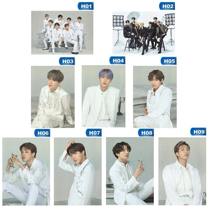 Áp Phích Hình Nhóm Nhạc Bts World Tour Love Yourself Mới