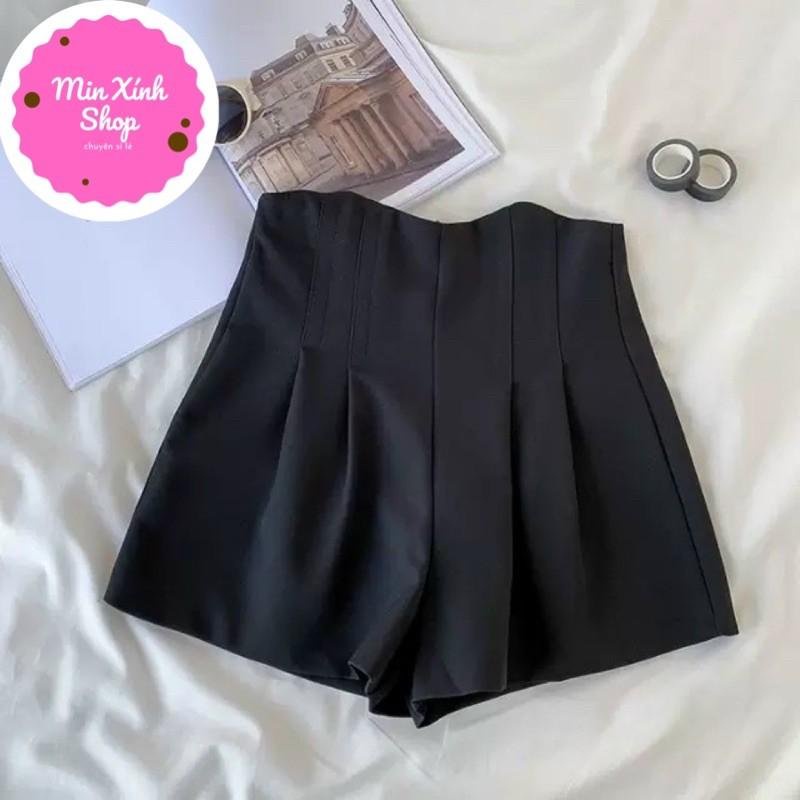 [FREESHIP] Quần short nữ cạp cao ống rộng lưng cao quần đùi nữ | BigBuy360 - bigbuy360.vn