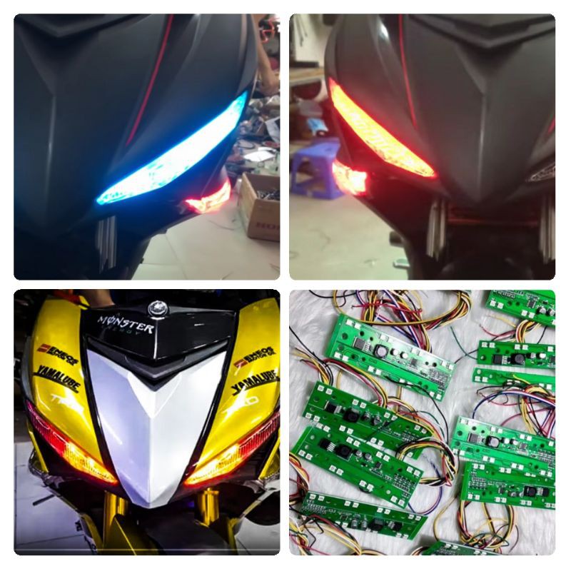 Đèn Led Audi A9 xe Exciter 150 - Bo Mạch Đèn