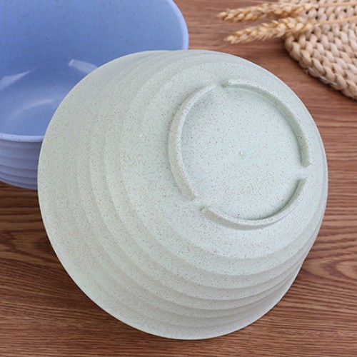 Tô lúa mạch đựng thức ăn cách nhiệt tốt, bát ăn cơm lúa mì pastel cao cấp size lớn 15cm và 17cm