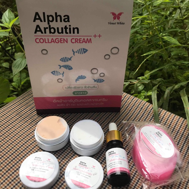Set kem dưỡng Alpha Arbutin Thái lan