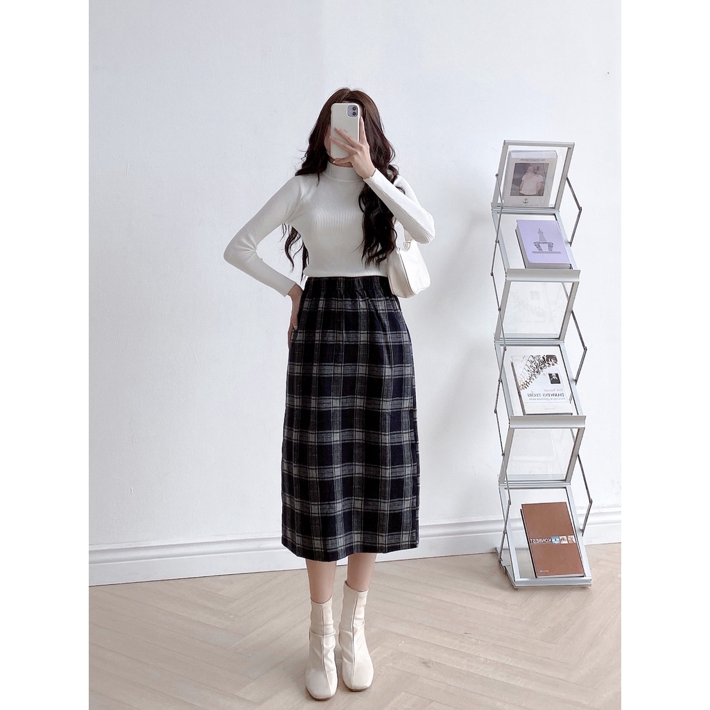 Áo len mỏng ôm body cổ tròn 3 phân LYRA, mongtoghi nữ basic cổ tròn trơn trẻ trung,xinh xắn, dễ phối đồ-VSYAL0002 | BigBuy360 - bigbuy360.vn