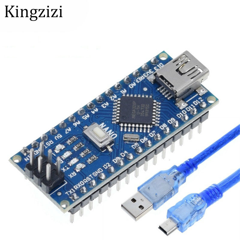 Nano V3.0 ATmega328P controller compatible for arduino nano CH340 USB driver with CABLE NANO 328P NANO 3.0 (board phát triển)