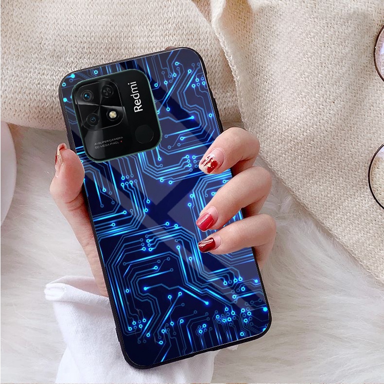 Ốp Lưng REDMI 10C Mặt kính gương sáng bóng cao cấp