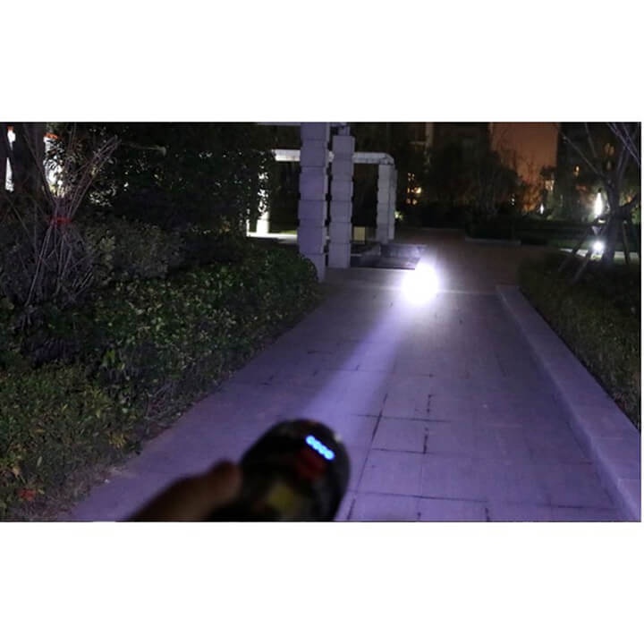Đèn pin Led sạc siêu sáng 4 chế độ chống thấm nước L822, đèn pin cầm tay Led COB tích điện Tặng kèm cap sạc