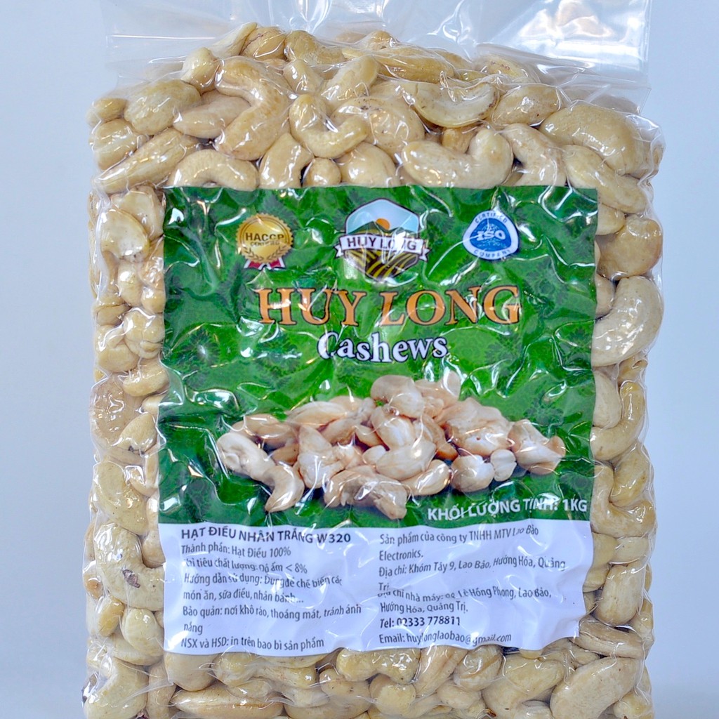 Hạt điều nhân trắng 1KG W320 (loại hạt lớn)