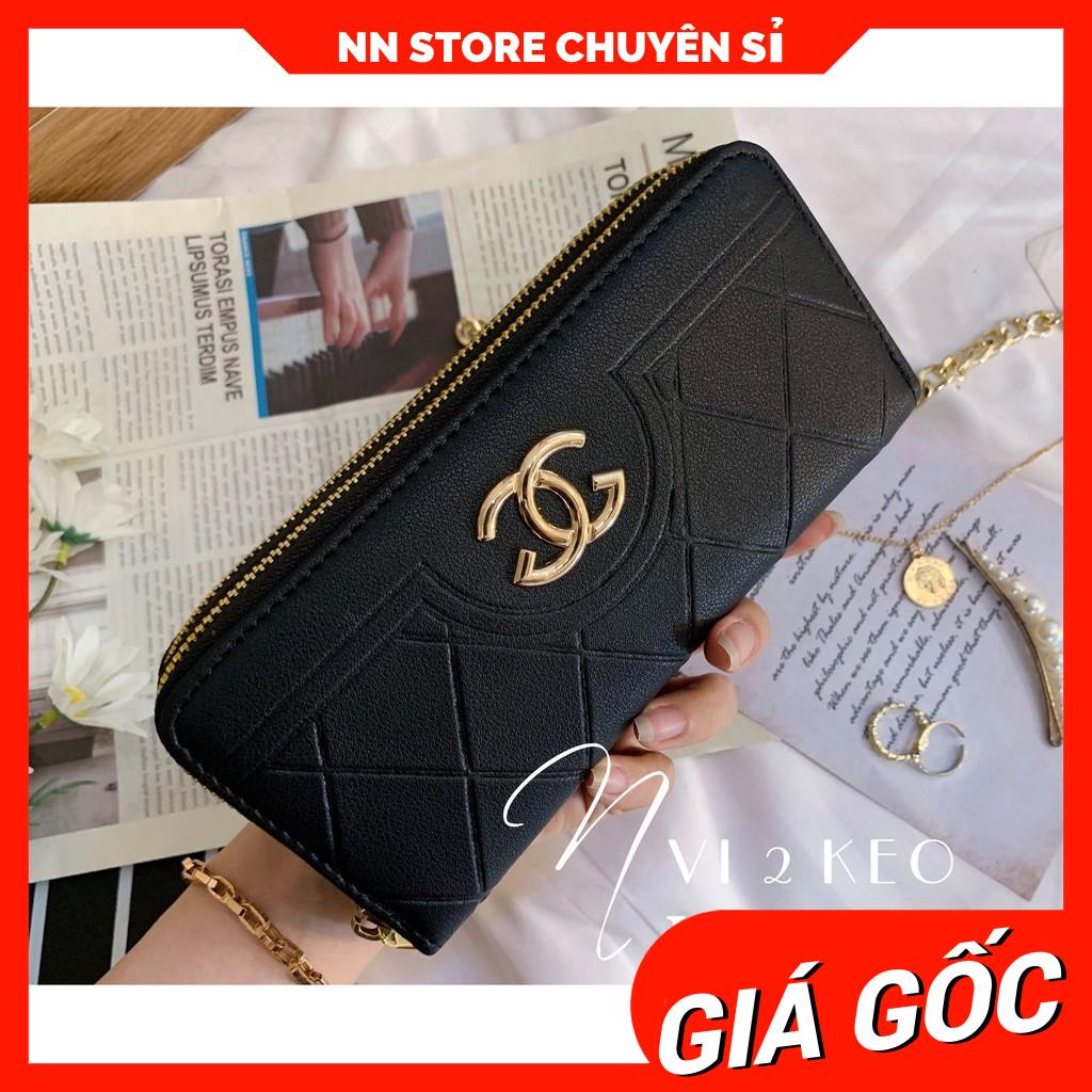 VÍ 2 KÉO X SỌC CHÉO V2KB - 162 ⚡FREESHIP⚡100% ẢNH THẬT⚡ NN CHUYÊN SỈ - NN STORE