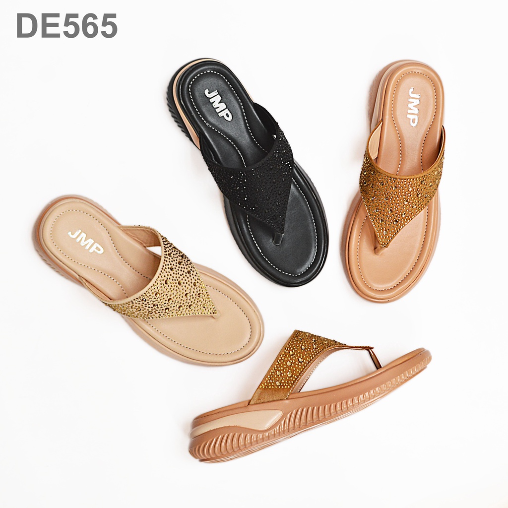 JMP - Dép xỏ ngón quai đính đá - DE565