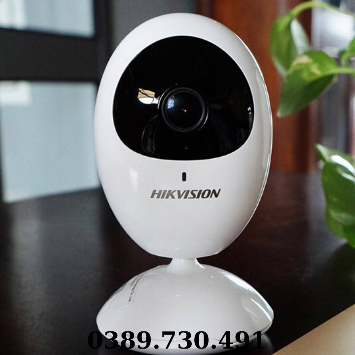 Camera IP WiFi Không Dây Quan Sát Toàn Cảnh 110°, Độ Nét FULL HD1080P HikVision CUBE Mini DS-2CV2U21FD-IW