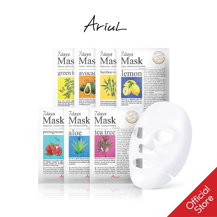Mặt Nạ 7 Ngày Tinh Chất Thiên Nhiên Ariul 7days Mask 20g | BigBuy360 - bigbuy360.vn