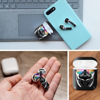 Miếng dán Skin AirPods. in hình Boss Dog chống xước, bảo vệ máy - Mã: atk130