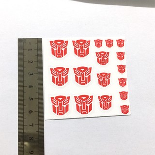 Decal dán Transformer