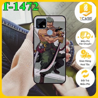 Ốp lưng nhám chống sốc dành cho Realme C25, C25s, C12 in hình võ sĩ samurai