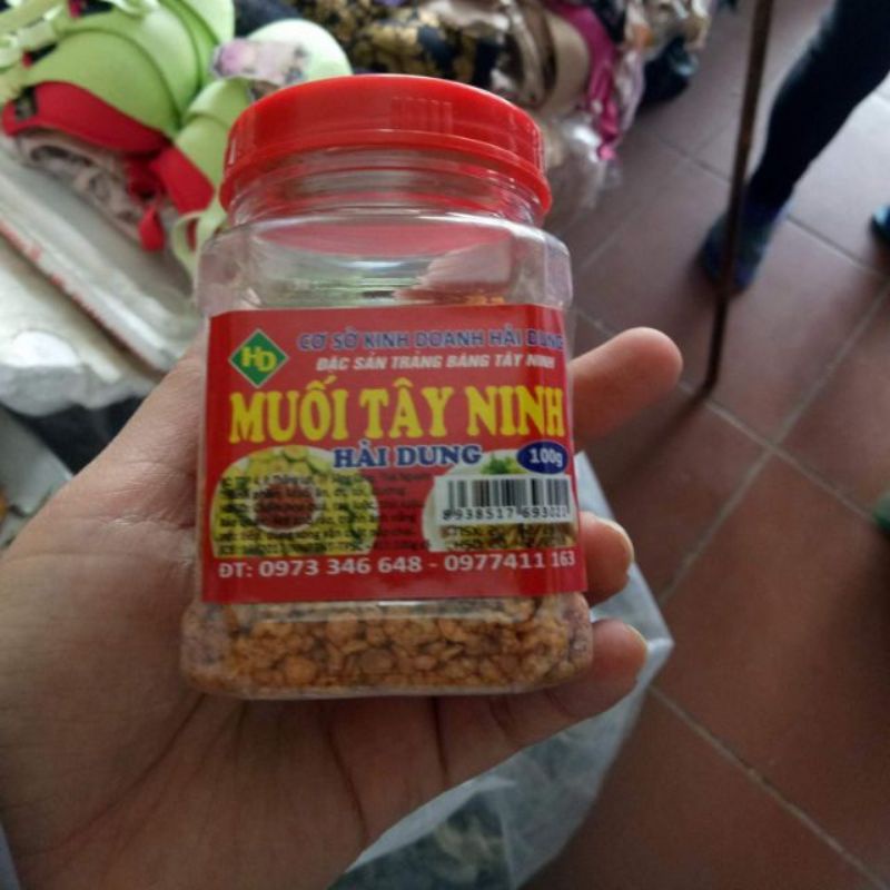 Muối Tây Ninh / muối Hảo Hảo / muối ô mai lọ 100g