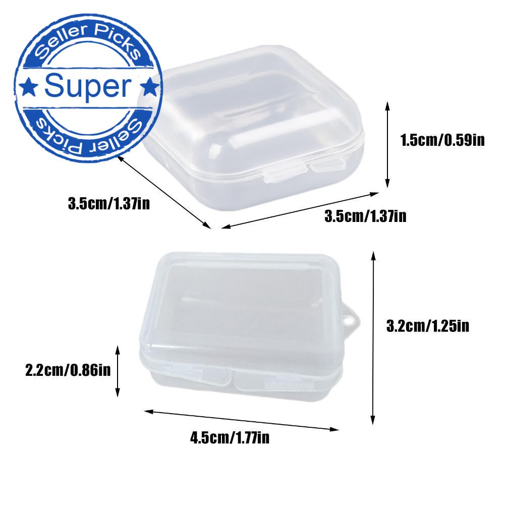 Hộp Đựng Thuốc Mini Bằng Nhựa Trong Suốt B2V7