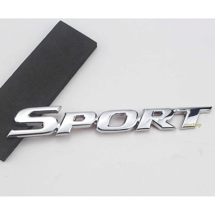 Tem chữ SPORT trang trí xe