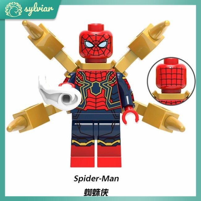 Bộ Đồ Chơi Lắp Ráp Lego Nhân Vật Thor Loki Hela Odin Iron Man Spiderman Dành Cho Trẻ Em