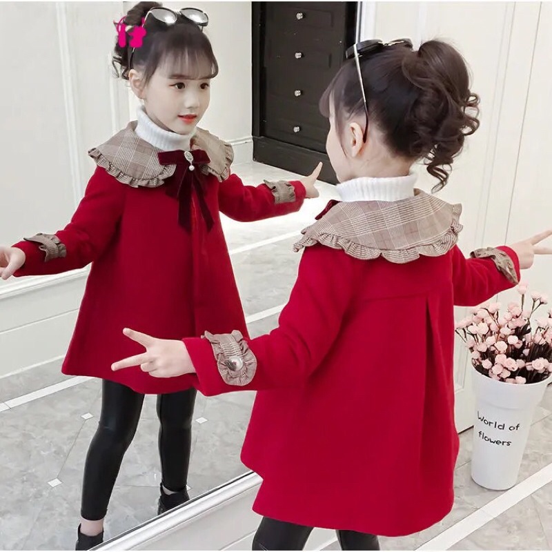 Áo dạ thời trang cho bé