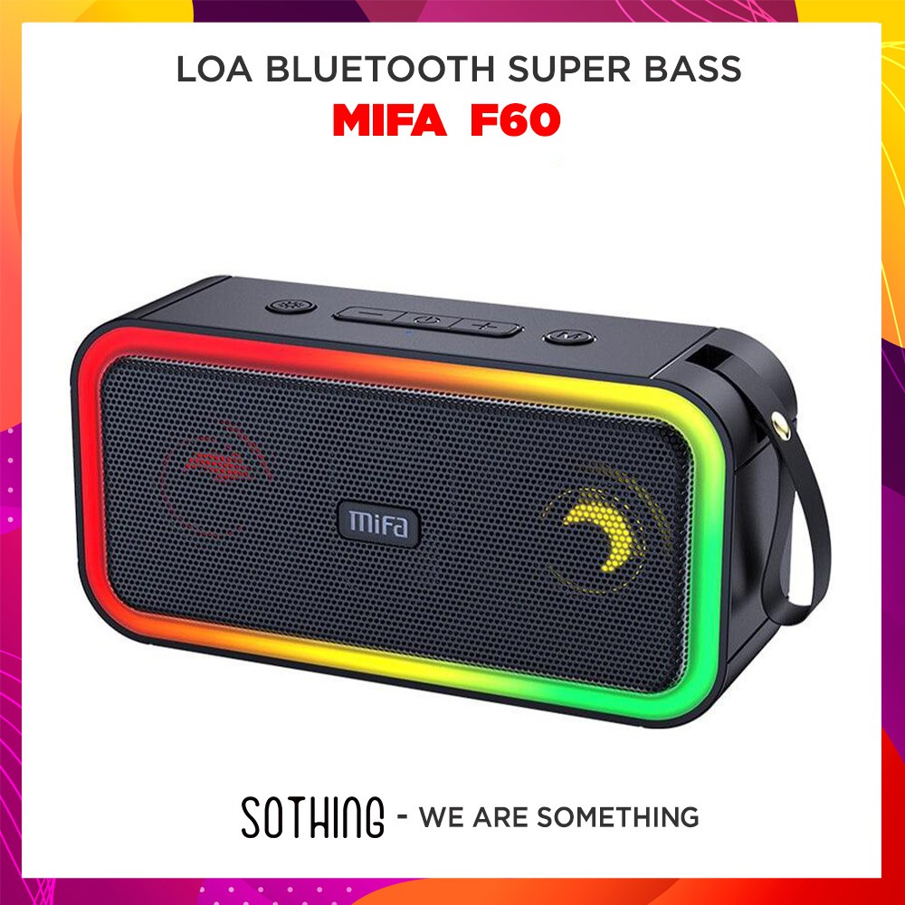 ✠◄☼ Loa Bluetooth MIFA F60 Công Suất 40W Super Bass - Hàng Chính Hãng