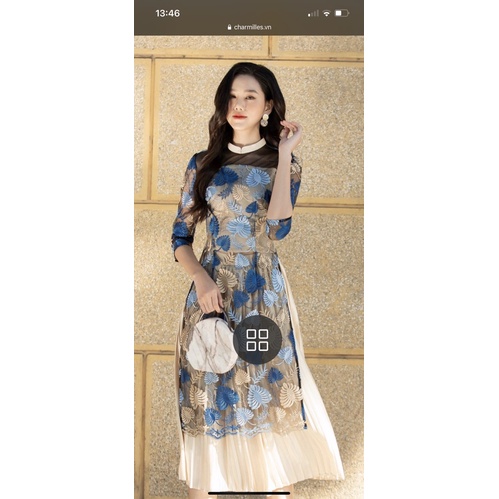 Thanh lý áo dài Charmiless nguyên tag size L form M