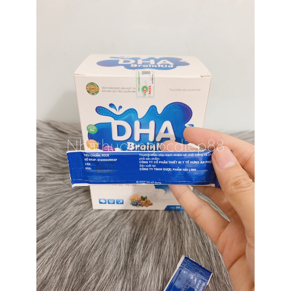 Cốm bổ não trẻ em DHA BRAIN KID - Hỗ trợ phát triển não bộ, tăng khả năng tập trung và ghi nhớ ở trẻ