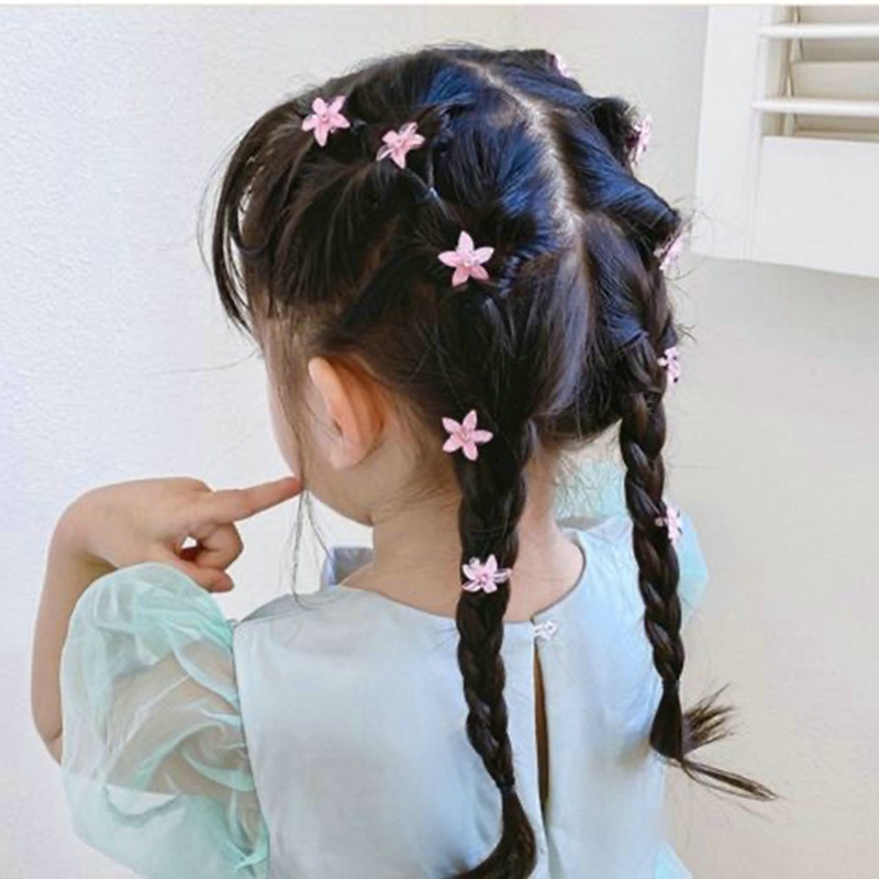 Kẹp Tóc Đính Hoa Nhỏ Xinh Xắn Dễ Thương Cho Bé Gái