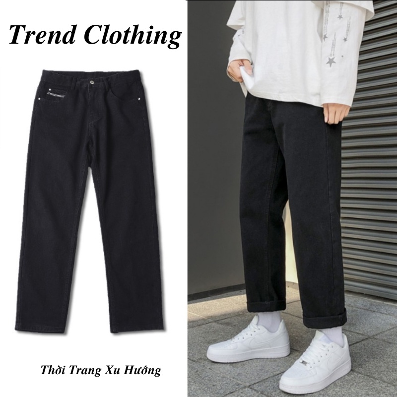 Quần Jean nam-nữ, Mẫu Quần Jeans baggy ống suông, rộng, hottrend 2022-Trend Clothing!