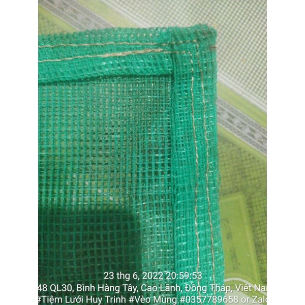 Túi lưới đựng Rắn, Cá, Lươn lỗ lưới 2li 25x55 cm