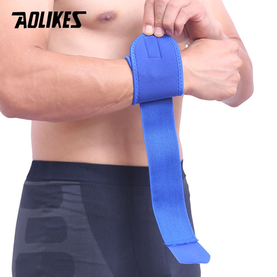 Bộ 2 đai quấn bảo vệ cổ tay AOLIKES A-7936 đàn hồi chống trươn trượt sport pressure wrist