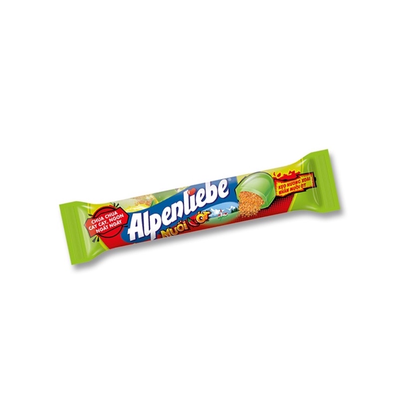 (Có sẵn) Kẹo Alpenliebe Hương Xoài Nhân Muối Ớt dạng thỏi