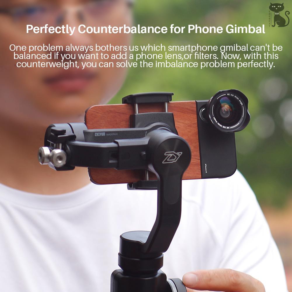 COD☆ Universal Gimbal Stabilizer Counterweight Balance Weight for DJI Osmo Mobile 2/ Zhiyun Smooth 4/