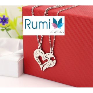 Dây chuyền cặp đôi trái tim