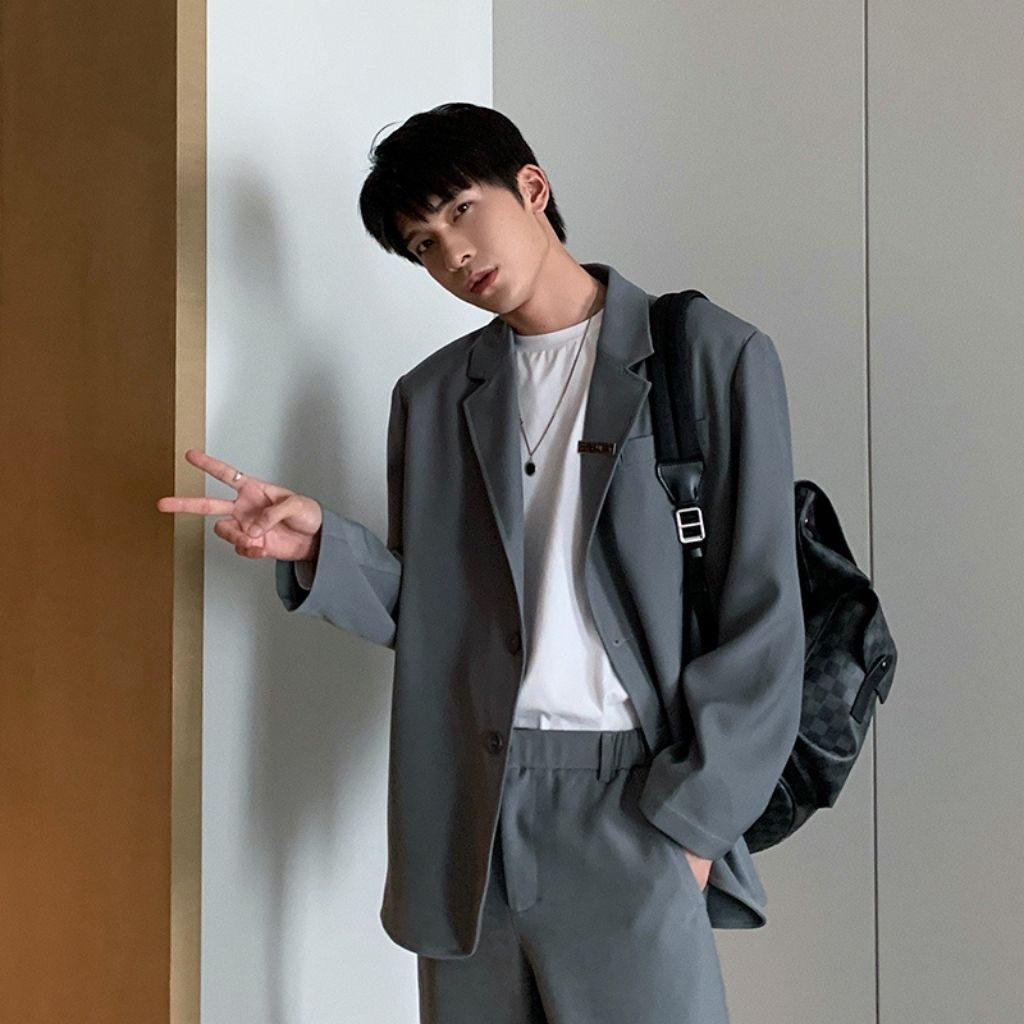 Bộ set quần áo Blazer dài tay nam nữ Mavota quần dài áo vest thu đông unisex phong cách Hàn Quốc SBD001 | BigBuy360 - bigbuy360.vn