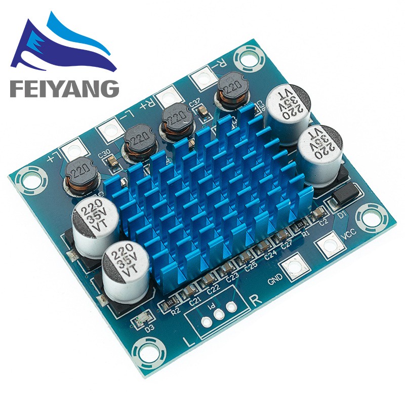 024 Bảng mạch khuếch đại công suất âm thanh nổi kỹ thuật số TPA3110 XH-A232 30W+30W kênh 2.0 DC 8-26V 3A C6-001