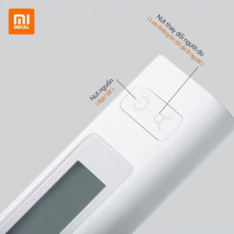 Nhiệt kế điện tử Xiaomi Mijia, dùng cho trẻ em, người lớn, nam và nữ