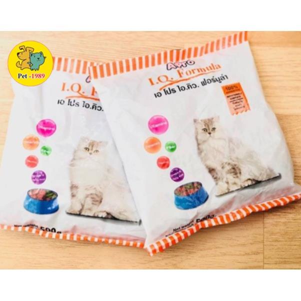 Thức ăn hạt khô cho mèo Apro IQ Formula 500g Pet .