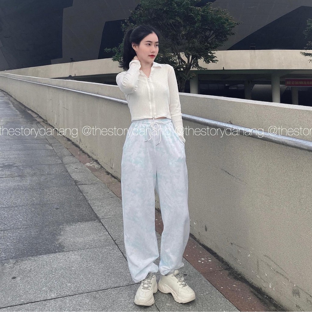 [STORY MADE] [STR] [ẢNH THẬT SHOP CHỤP] Quần jogger loang lưng chun Q478
