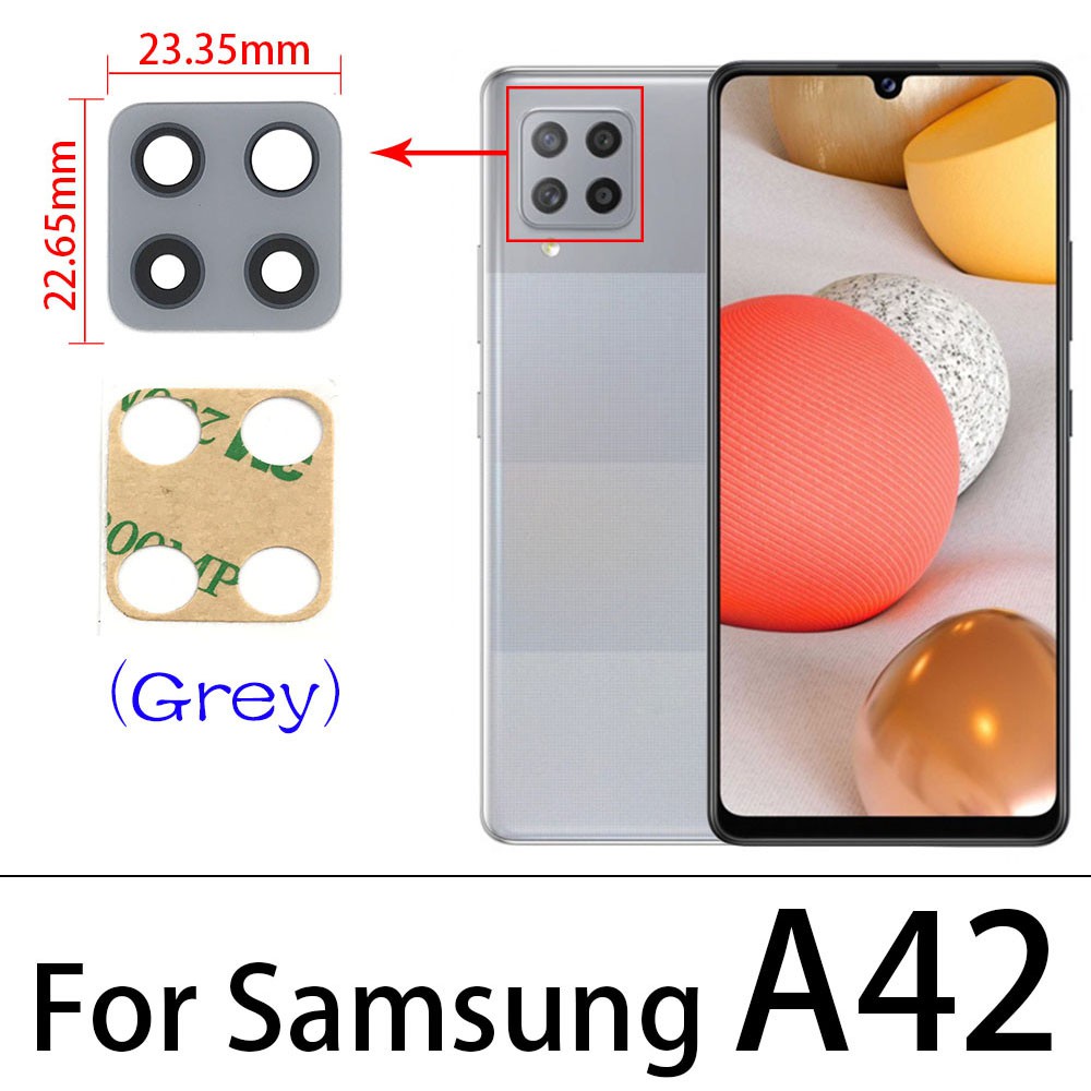 10Pcs Back Rear Camera Glass Lens With Glue For Samsung For Samsung Galaxy Note 20 Note 20 Ultra A01 A11 M31s A12 A21 A3