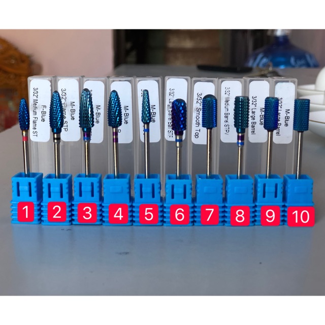 Đầu mài móng tay titan xanh  đủ loại siêu nhanh