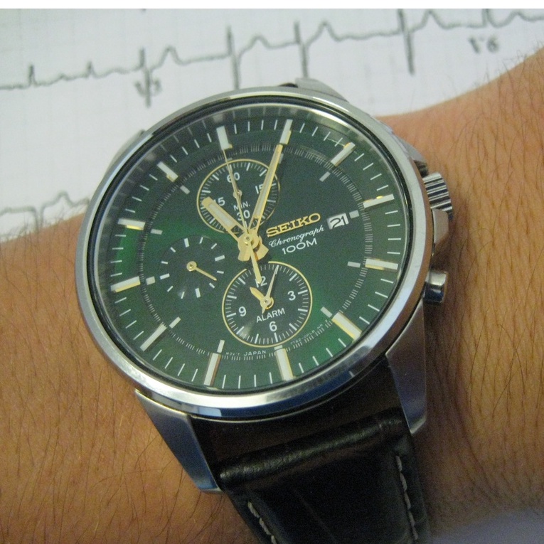 Đồng Hồ Nam Sei.ko trẻ trung lịch lãm Full 6kim Máy Pin  size 40mm - Đồng Hồ Nam Dây Da -Tặng Thêm Pin | BigBuy360 - bigbuy360.vn