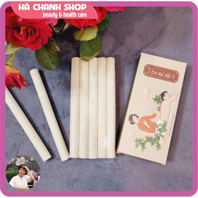 Điếu Ngải Cứu Hơ Ngải Dài 20cm Từ Lá Ngải Cứu Lâu Năm Gói 10 Điếu Chăm Sóc Sức Khỏe Công Cụ Làm Đẹp Spa Thẩm Mỹ Viện