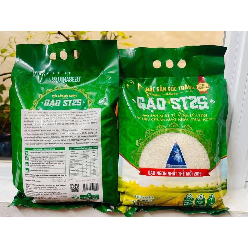 Gạo ST25 - VINASEED túi 5kg