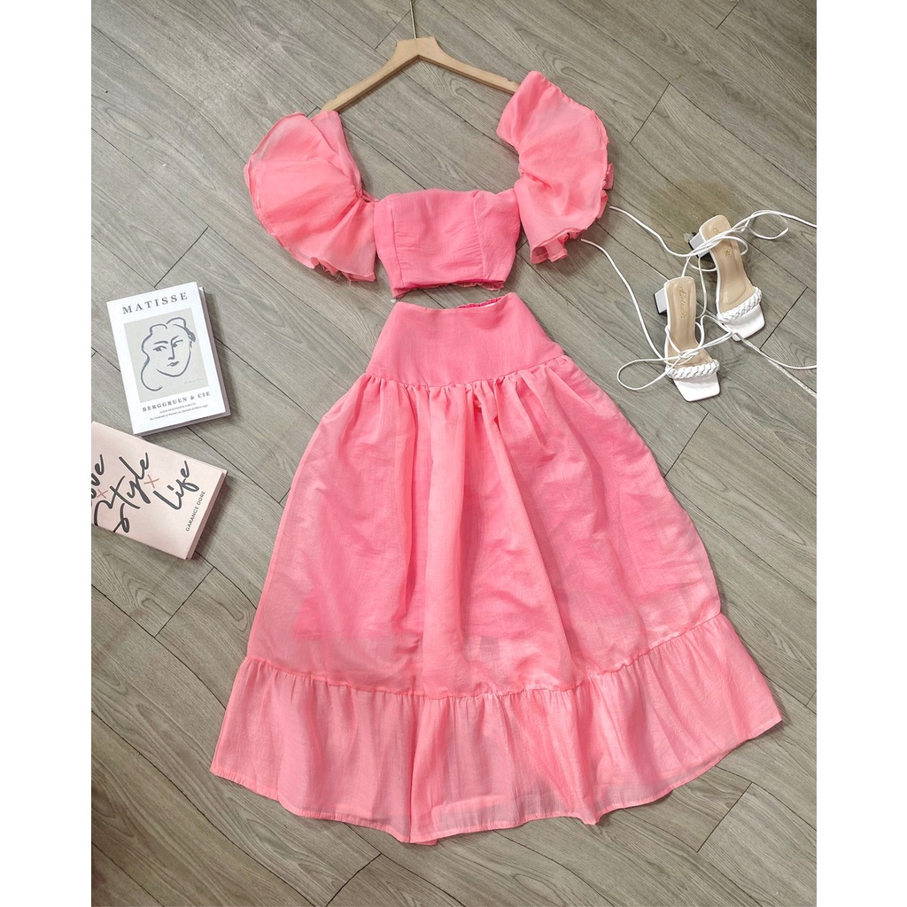 [Maxi] Sét Đầm maxi đi biển 3 màu có ảnh shop chụp - Maxi ngọc lan